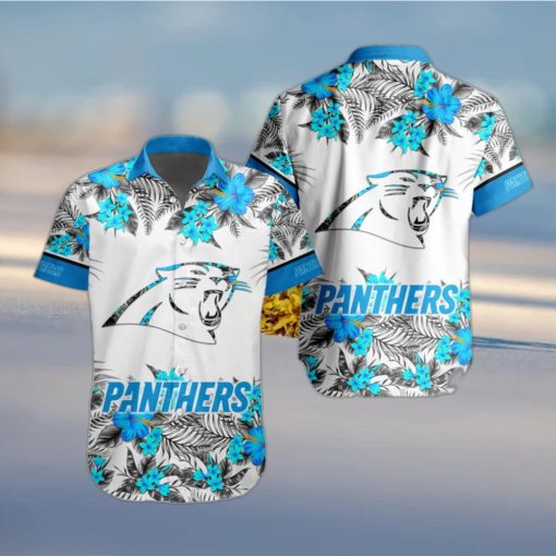 NFL Carolina Panthers Hawaiian Shirt Special Floral Tropical Team Spirit