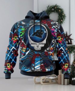 NFL Carolina Panthers Mix Grateful Dead, Personalized Name & Number Specialized Concepts Kits 3D Hoodie