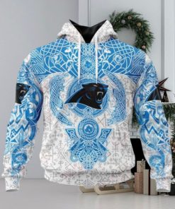 NFL Carolina Panthers Norse Viking Symbols 3D Hoodie