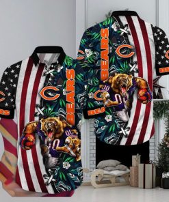 NFL Chicago Bears Hawaii Shirt Mascot Aloha Summer Shirt