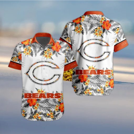 NFL Chicago Bears Hawaiian Shirt Special Floral Tropical Team Spirit