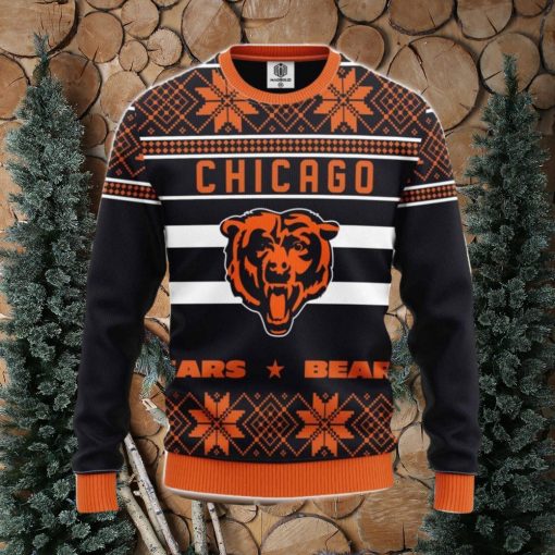 NFL Chicago Bears Limited Edition 3D Sweater Christmas Gift For Sport Big Fans