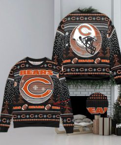 NFL Chicago Bears Nativity Ugly Xmas Sweater For Men Women