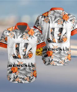 NFL Cincinnati Bengals Hawaiian Shirt Special Floral Tropical Team Spirit