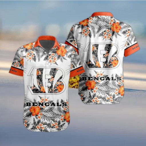 NFL Cincinnati Bengals Hawaiian Shirt Special Floral Tropical Team Spirit