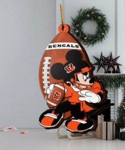 NFL Cincinnati Bengals Mickey Mouse Christmas Ornament 2023 Christmas Tree Decorations