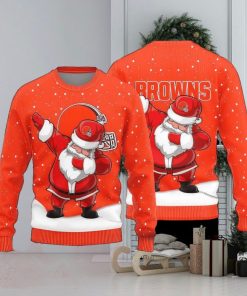 NFL Cleveland Browns Custom Christmas Knitted Sweater For Men And Women