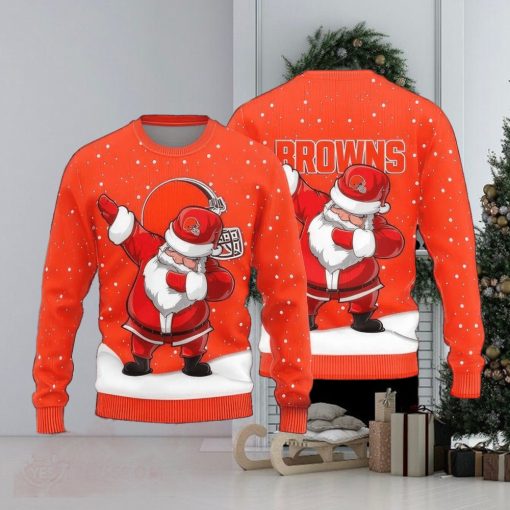 NFL Cleveland Browns Custom Christmas Knitted Sweater For Men And Women