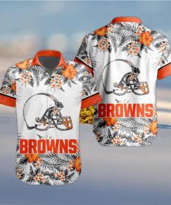 NFL Cleveland Browns Hawaiian Shirt Special Floral Tropical Team Spirit