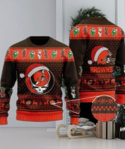 NFL Cleveland Browns Retailer Knitted Xmas Sweater For Men Women