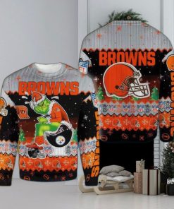 NFL Cleveland Browns Scarf Ugly Xmas Sweater For Men Women