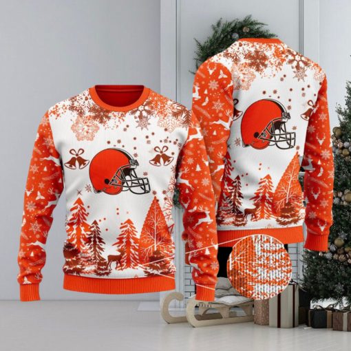 NFL Cleveland Browns Special Christmas Ugly Sweater Design