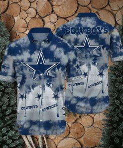 NFL Cowboys Hawaiian Shirt, Color Splash Pattern Tropical Shirt