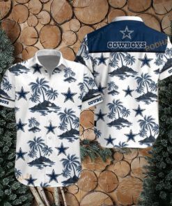 NFL Cowboys Hawaiian Shirt, Island Pattern All Over Print 3D Shirt