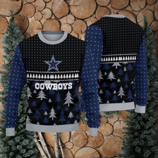 NFL Dallas Cowboys Christmas Pattern Sport Christmas Ugly Sweater 3D