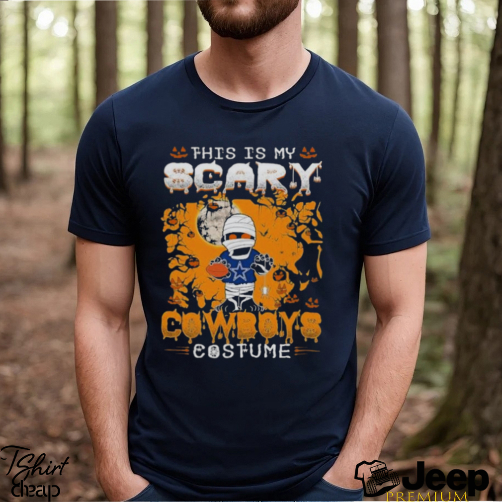 Nfl Dallas Cowboys Halloween This Is My Scary Costume T Shirt by