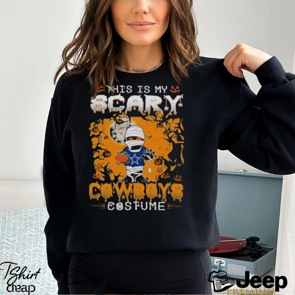 Nfl Dallas Cowboys Halloween This Is My Scary Costume T Shirt by