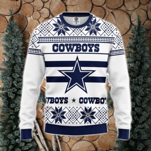 NFL Dallas Cowboys Limited Edition 3D Sweater All Over Print Christmas Gift