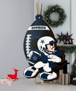 NFL Dallas Cowboys Mickey Mouse Christmas Ornament 2023 Christmas Tree Decorations