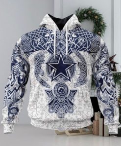 NFL Dallas Cowboys Norse Viking Symbols 3D Hoodie