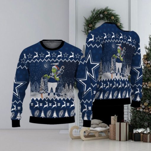 NFL Dallas Cowboys The Grinch Christmas Ugly Sweater