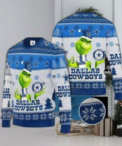 NFL Dallas Cowboys The Grinch Ugly Xmas Sweater