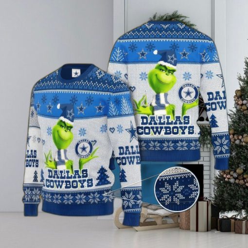 NFL Dallas Cowboys The Grinch Ugly Xmas Sweater