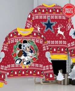 NFL Dallas Cowboys x Mickey Mouse Christ Ugly Sweater