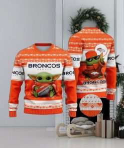 NFL Denver Broncos Christmas AOP Myrrh Knitted Sweater For Men And Women