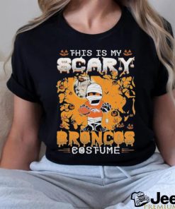 NFL Denver Broncos Halloween This Is My Scary Costume T Shirt