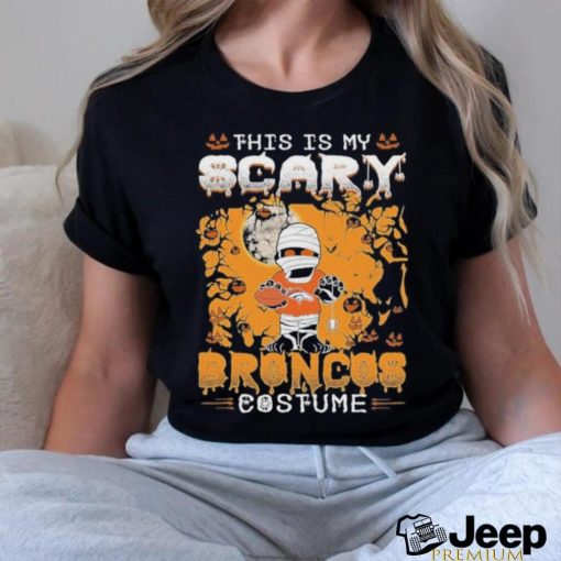 NFL Denver Broncos Halloween This Is My Scary Costume T Shirt