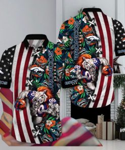 NFL Denver Broncos Hawaii Shirt Mascot Aloha Summer Shirt