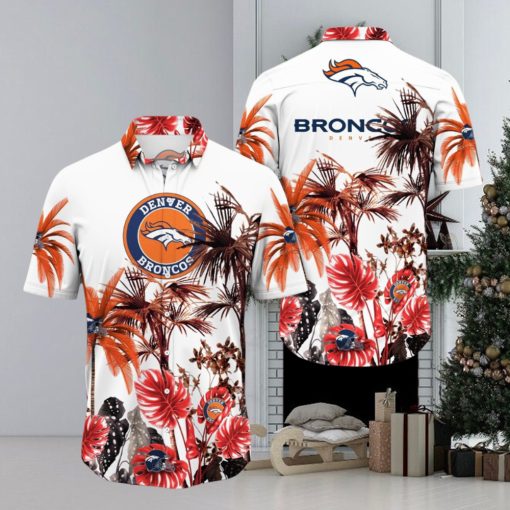 NFL Denver Broncos Hawaii Shirt Palm Tree Aloha Shirt For Fans