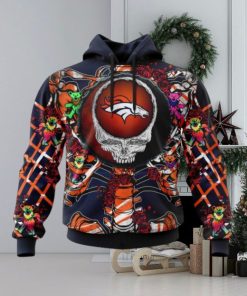 NFL Denver Broncos Mix Grateful Dead, Personalized Name & Number Specialized Concepts Kits 3D Hoodie