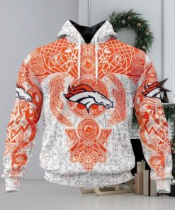 NFL Denver Broncos Norse Viking Symbols 3D Hoodie