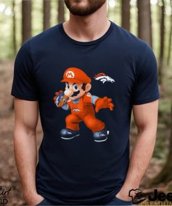 NFL Denver Broncos T Shirt Print Mario Nfl Tshirt Mario For Fans