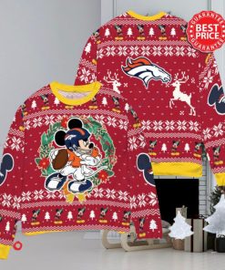 NFL Denver Broncos x Mickey Mouse Christ Ugly Sweater