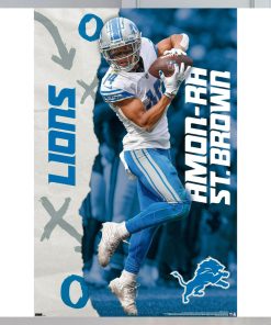 NFL Detroit Lions Amon Ra St. Brown 22 Wall Poster