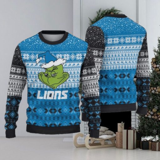 NFL Detroit Lions Christmas 3D Boutique Knitted Sweater For Men And Women