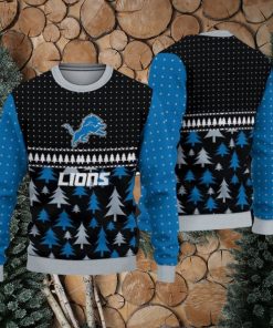 NFL Detroit Lions Christmas Pattern Sport Christmas Ugly Sweater 3D