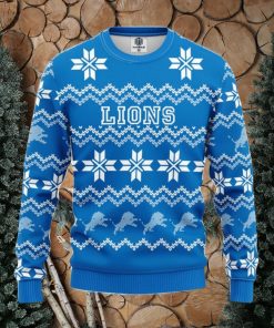 NFL Detroit Lions Limited Edition All Over Print 3D Sweater Christmas Gift For Fans