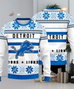 NFL Detroit Lions New Style Knitted Ugly Christmas Sweater Great Gift For Fans