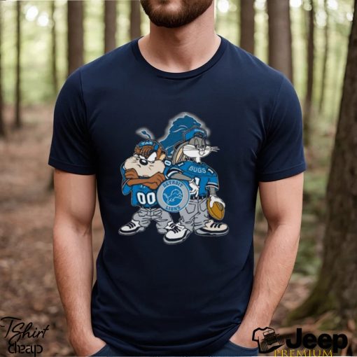 NFL Detroit Lions T Shirt Print Bugs Bunny Nfl Bugs Bunny Tshirt For Fans