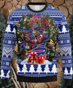 NFL Fans Buffalo Bills Tree Ugly Christmas Fleece Sweater For Men Women