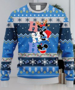 NFL Houston Texans Mickey Mouse Ugly Christmas Sweater –