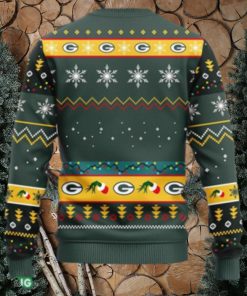 NFL Fans Green Bay Packers 12 Grinch Xmas Day Christmas Ugly Sweater For Men Women