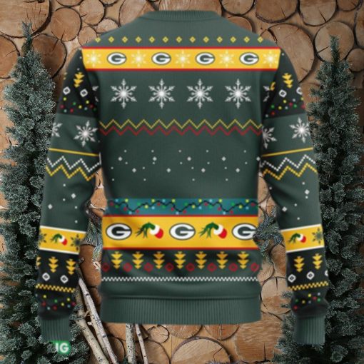 NFL Fans Green Bay Packers 12 Grinch Xmas Day Christmas Ugly Sweater For Men Women