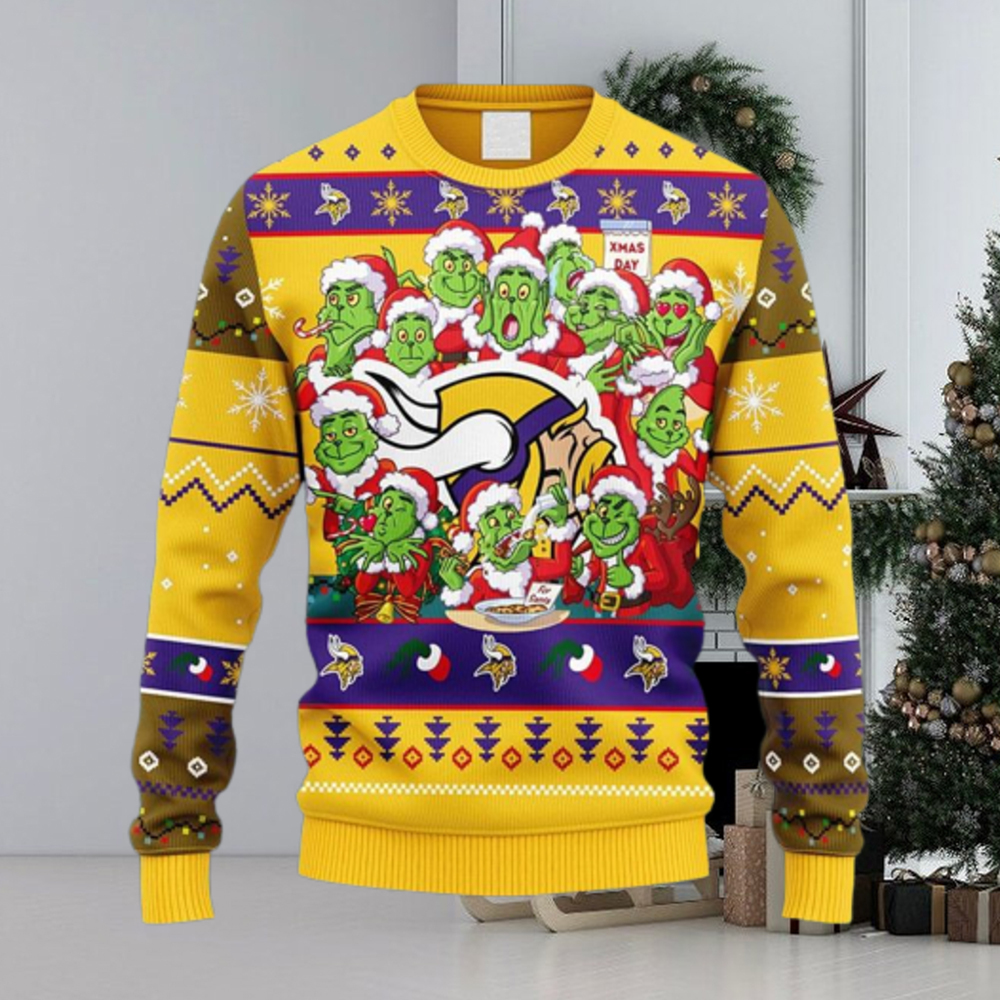 For NFL Fans Pittsburgh Steelers Grinch Hand Funny Christmas Gift Ugly  Christmas Sweater