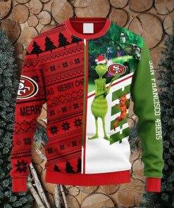 NFL Fans San Francisco 49ers Grinch & Scooby Doo Christmas Ugly Sweater For Men Women