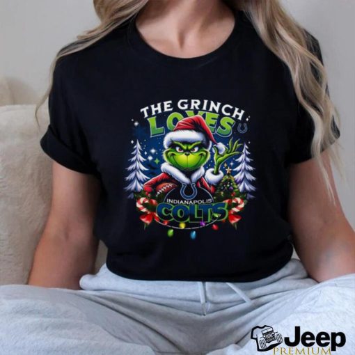 NFL Football The Grinch Loves Indianapolis Colts Christmas shirt